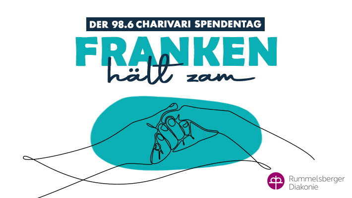 Der 98.6 charivari Spendentag "Franken Hält Zam"