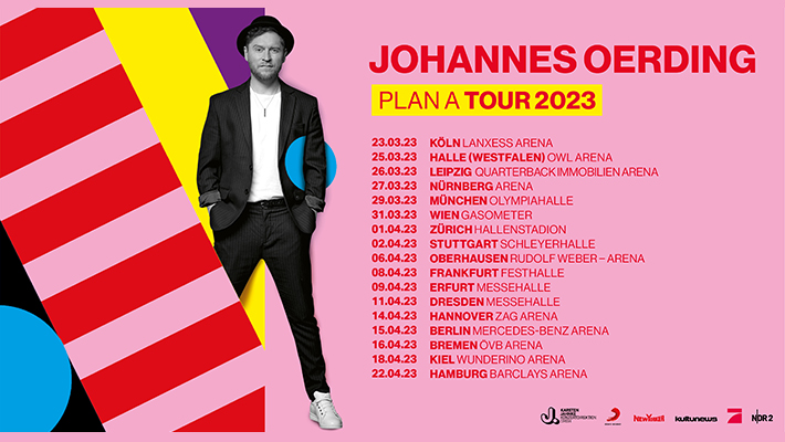 Johannes Oerding - Plan A Tour 2023